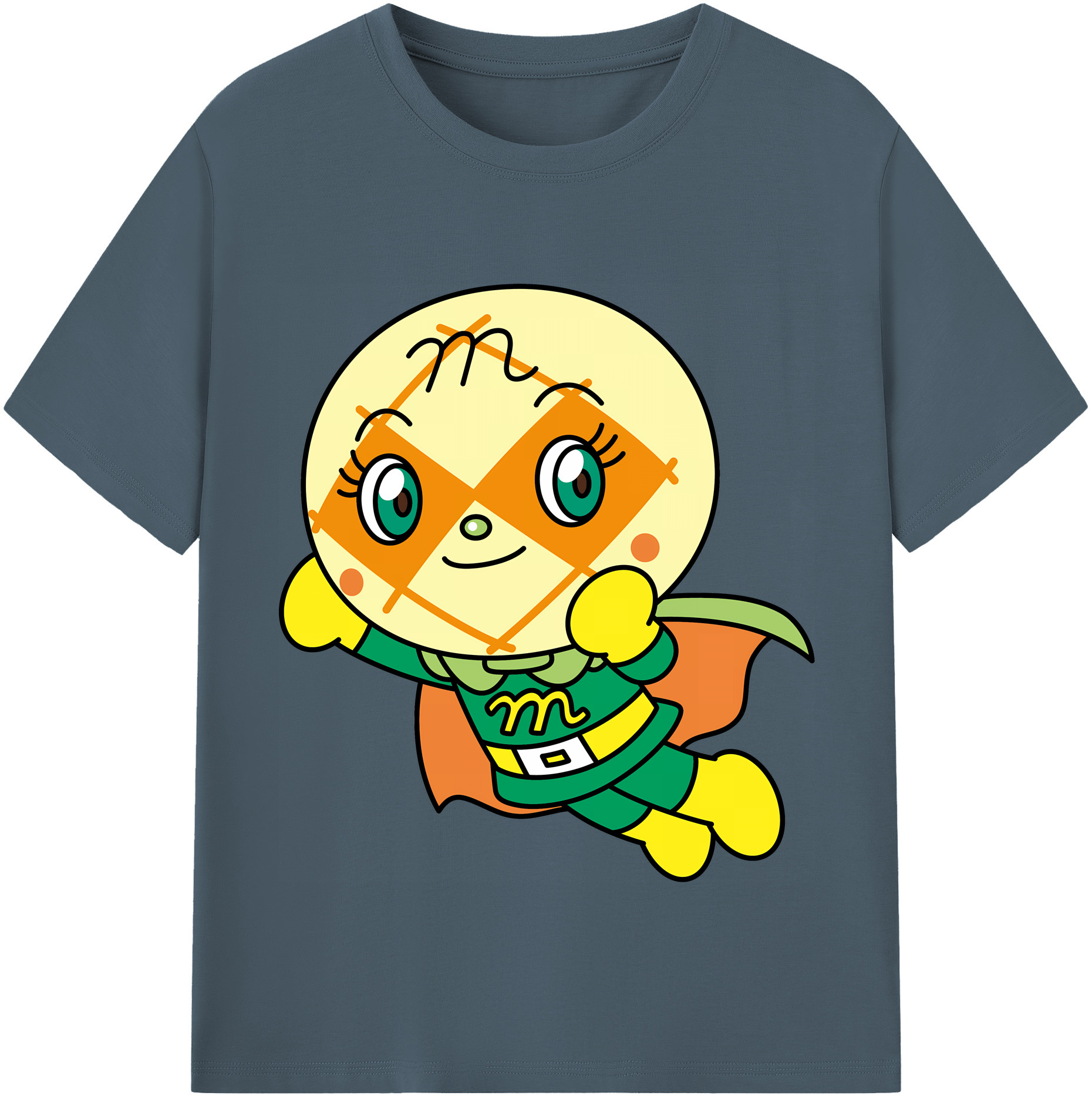 （画像用） アンパンマン Anpanman 綿100％半袖Tシャツ（フロントプリント）